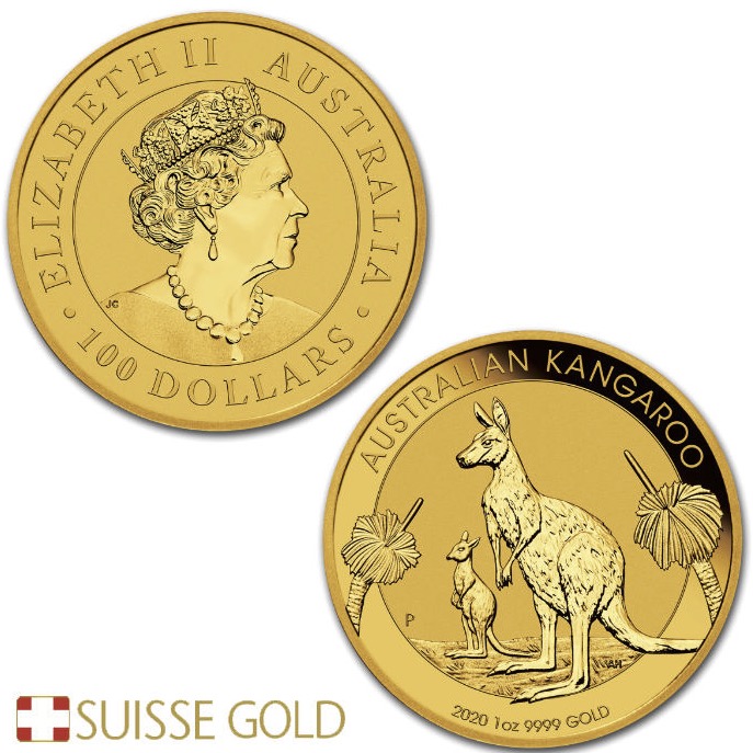 Kangaroo 9999 Gold Coin pr gr